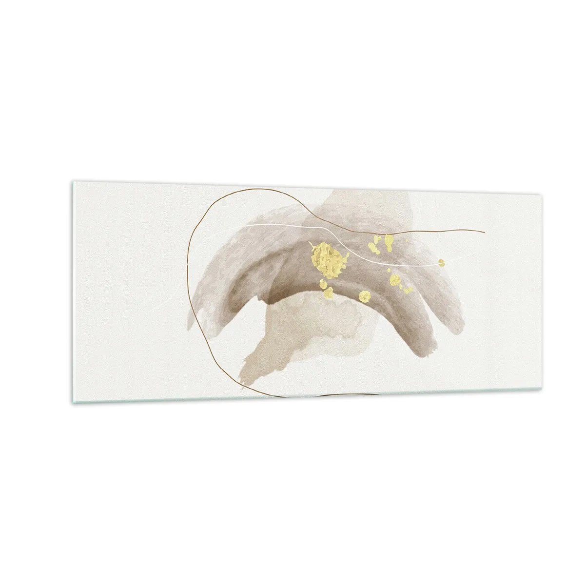 Impression sur verre - Image sur verre - rencontré dans l'espace - 100x40 cm