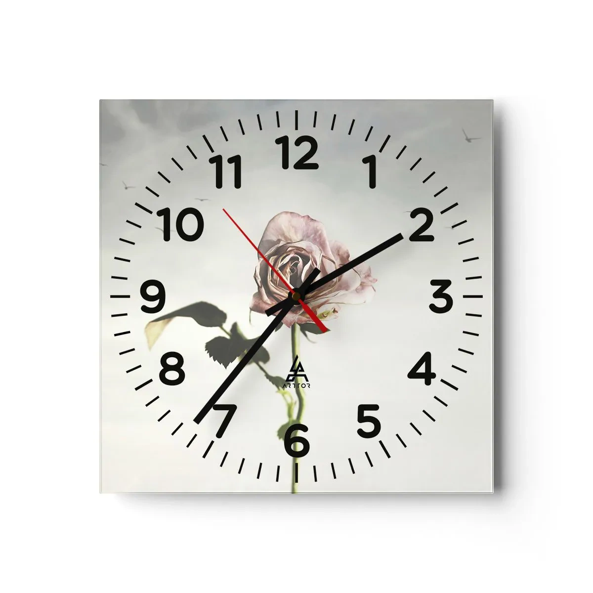 Horloge murale - Pendule murale - Bonjour de printemps - 30x30 cm