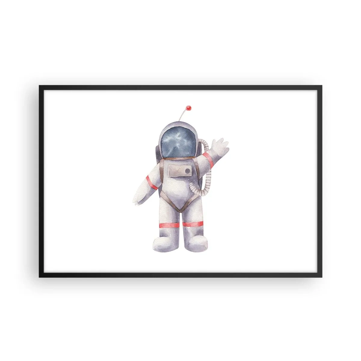 Affiche dans un cadre noir - Poster - C'est tout pour le moment! - 91x61 cm