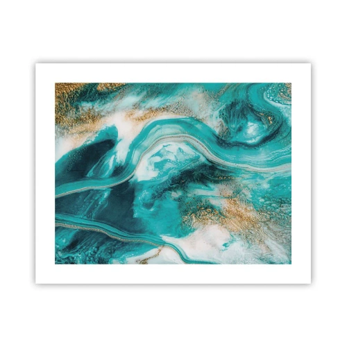 Affiche - Poster - Rivière d'or - 50x40 cm