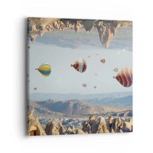 Impression sur toile - Image sur toile - Ici, tout est possible - 40x40 cm