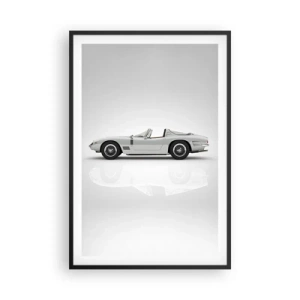 Affiche dans un cadre noir - Poster - Promesse de plaisir - 61x91 cm