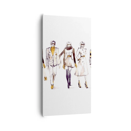 Impression sur toile - Image sur toile - Chic décontracté, élégance décontractée - 65x120 cm