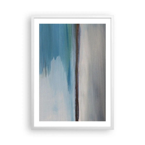 Affiche dans un cadre blanc - Poster - Paysage horizontal - 50x70 cm