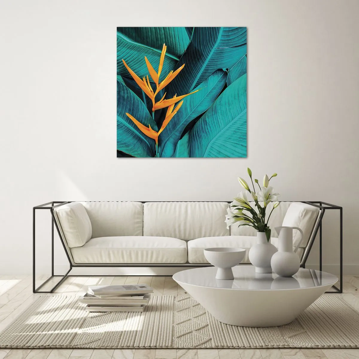 Impression sur verre - Image sur verre - Fleur d'Eden - 40x40 cm
