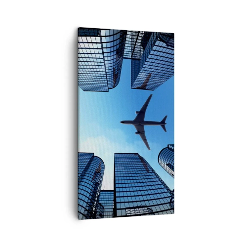 Impression sur toile - Image sur toile - La vue depuis le ravin de verre - 45x80 cm