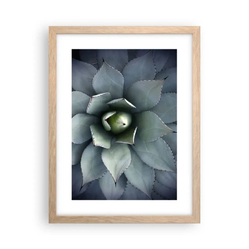 Affiche dans un chêne clair - Poster - Wabi et observe - 30x40 cm