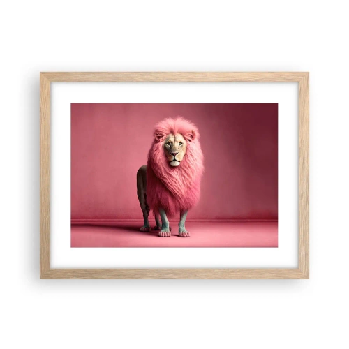 Affiche dans un chêne clair - Poster - Et tu n'as plus peur - 40x30 cm