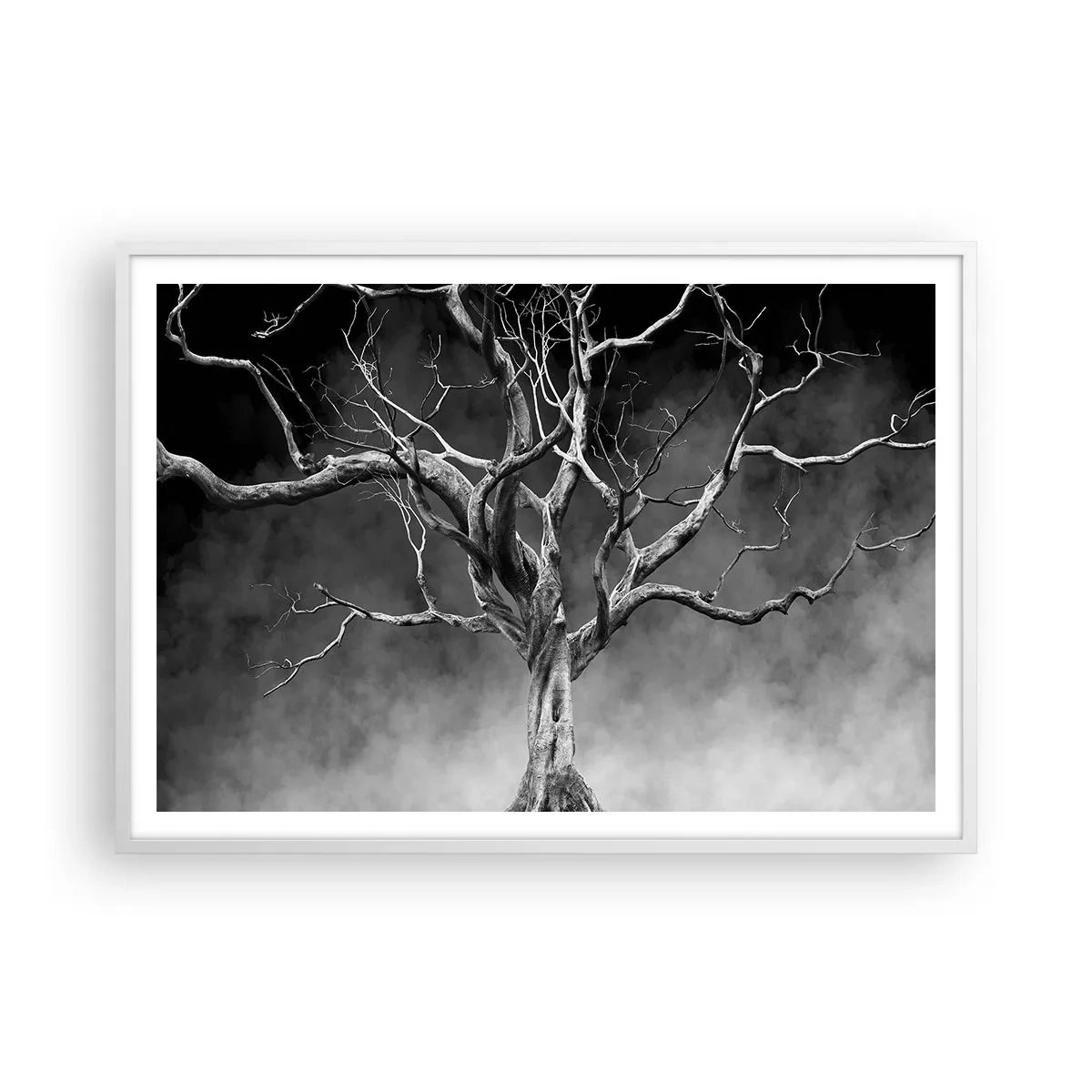 Affiche dans un cadre blanc - Poster - Primordial et sacré - 100x70 cm