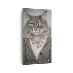 Impression sur toile - Image sur toile - La fourrure revient à la mode - 45x80 cm