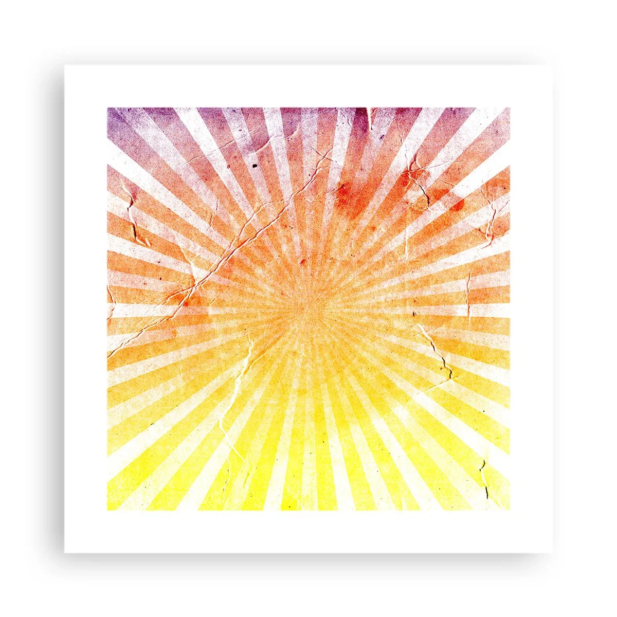 Affiche - Poster - Levant et couchant - 40x40 cm