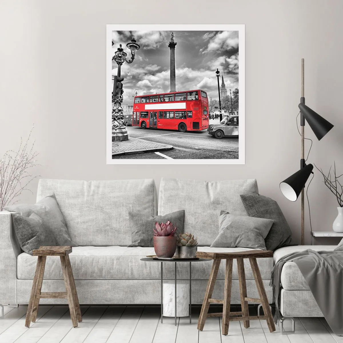 Affiche - Poster - La vraie circulation sanguine de la ville - 60x60 cm