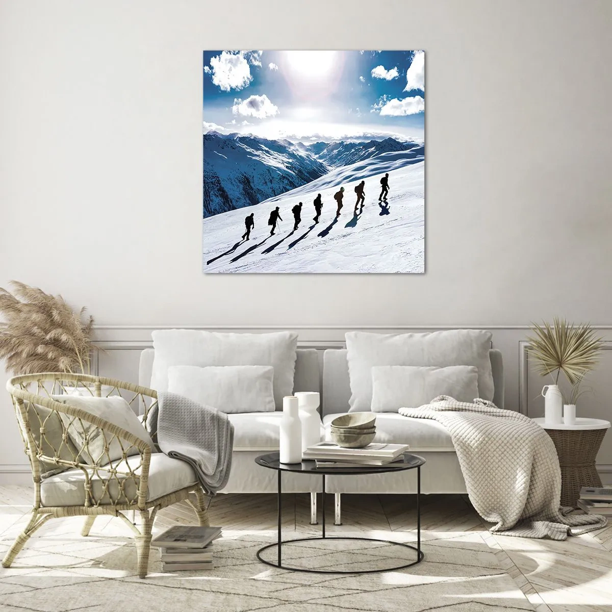 Impression sur verre - Image sur verre - L'équipe des conquérants - 60x60 cm