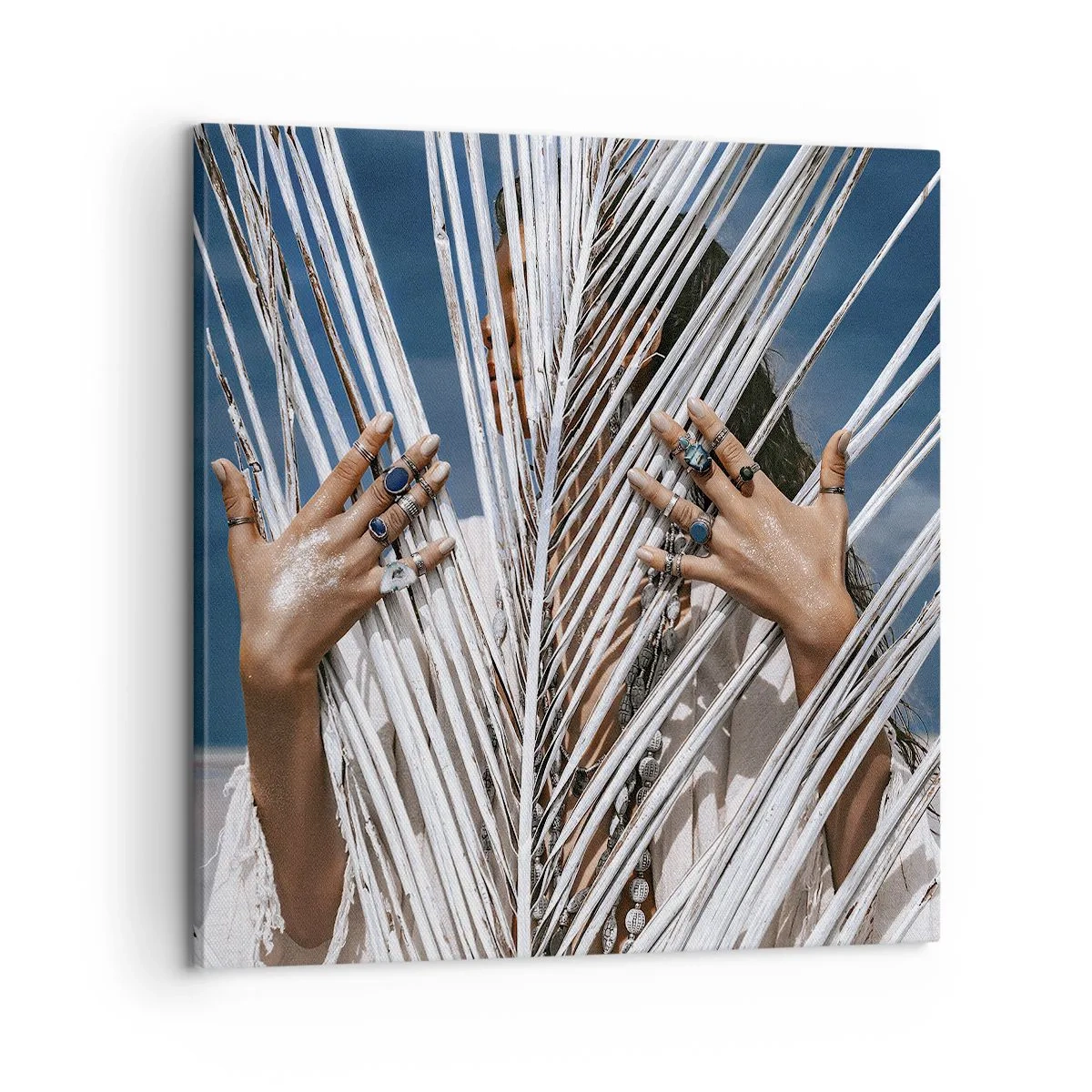 Impression sur toile - Image sur toile - Fille de chaman ? - 60x60 cm