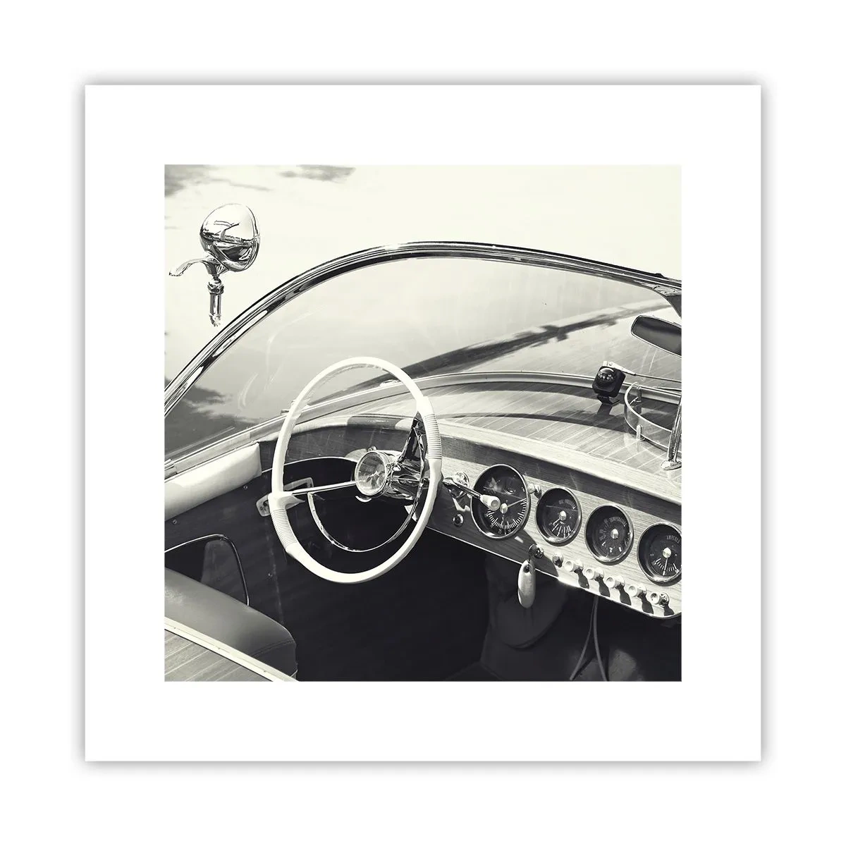 Affiche - Poster - Temps pour riche - 30x30 cm