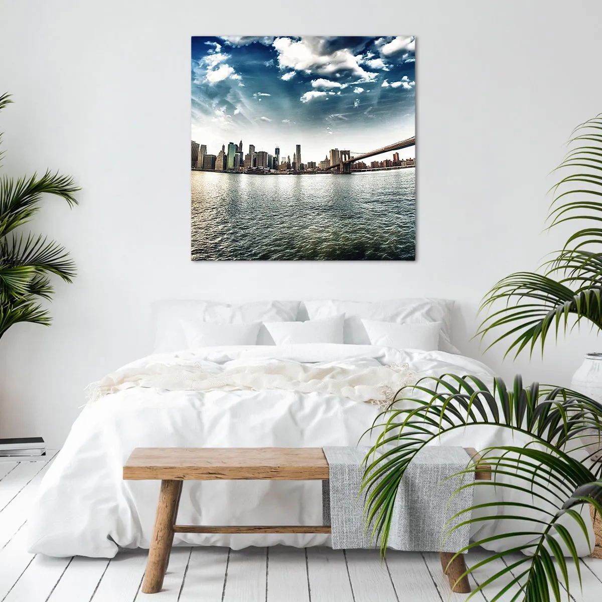 Impression sur toile - Image sur toile - L'île de verre - 40x40 cm