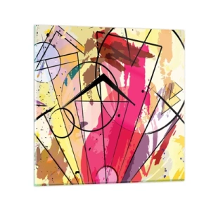 Impression sur verre - Image sur verre - Explosion - 40x40 cm