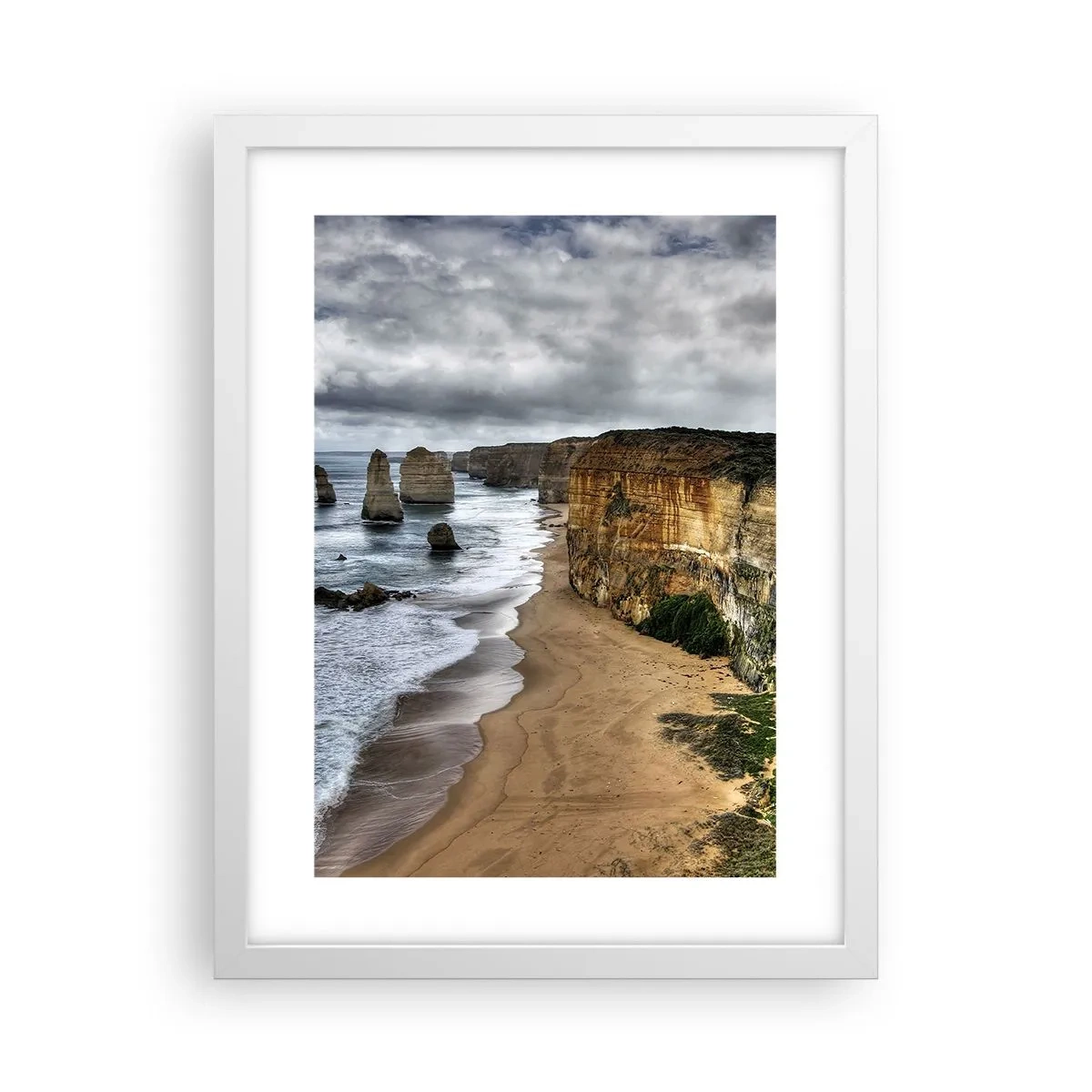 Affiche dans un cadre blanc - Poster - Beauté brute - 30x40 cm