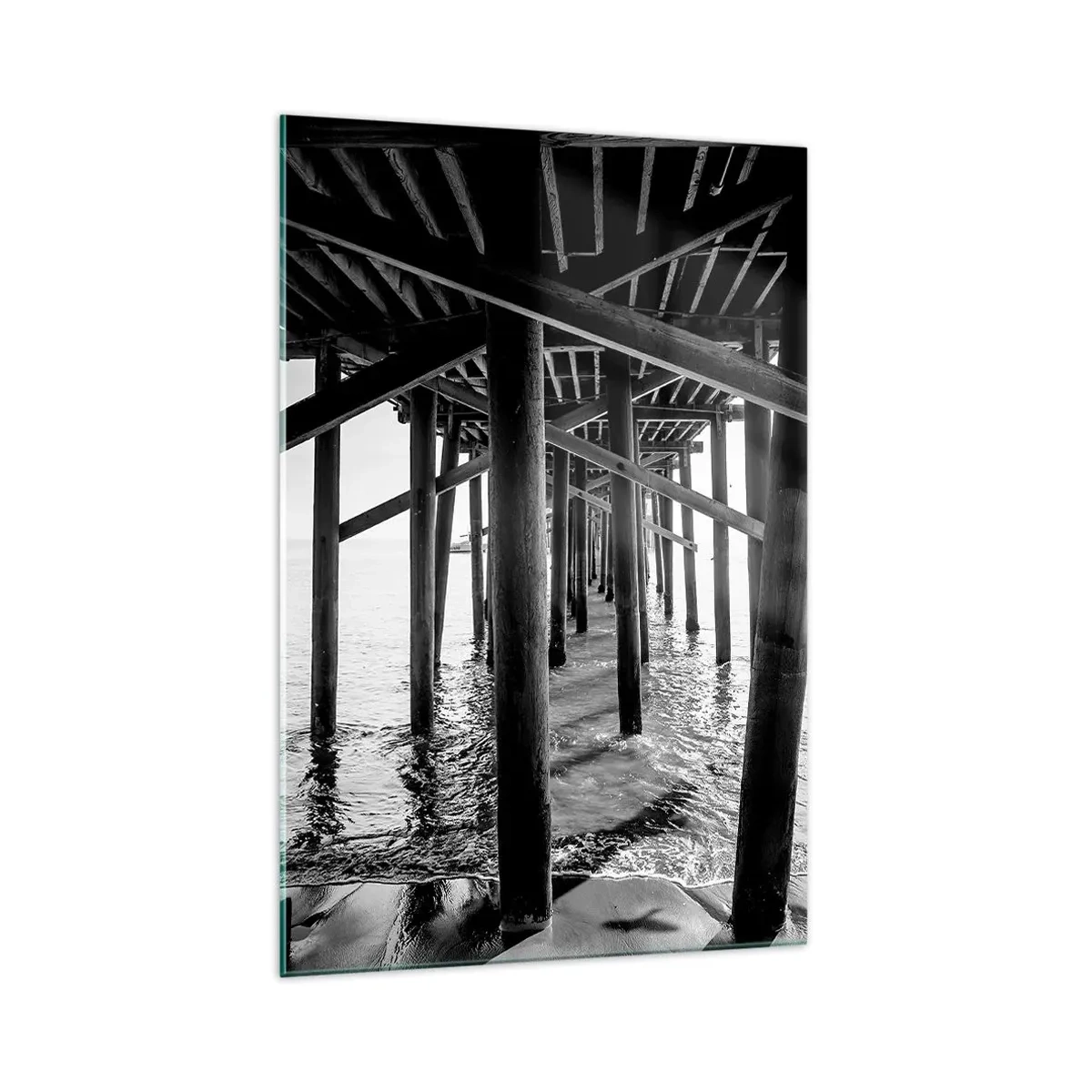 Impression sur verre - Image sur verre - Refuge de plage - 70x100 cm