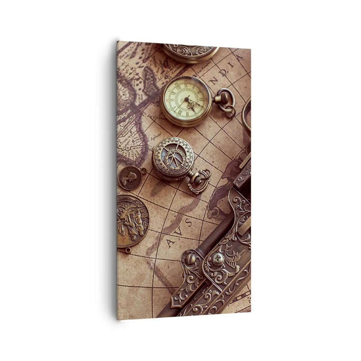 Impression sur toile - Image sur toile - L'aventure appelle - 65x120 cm