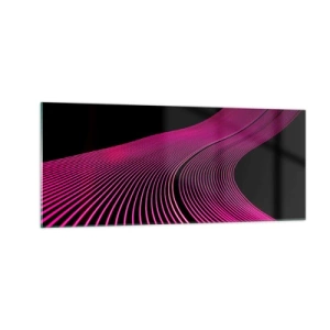 Impression sur verre - Image sur verre - Avenue de lumière - 100x40 cm