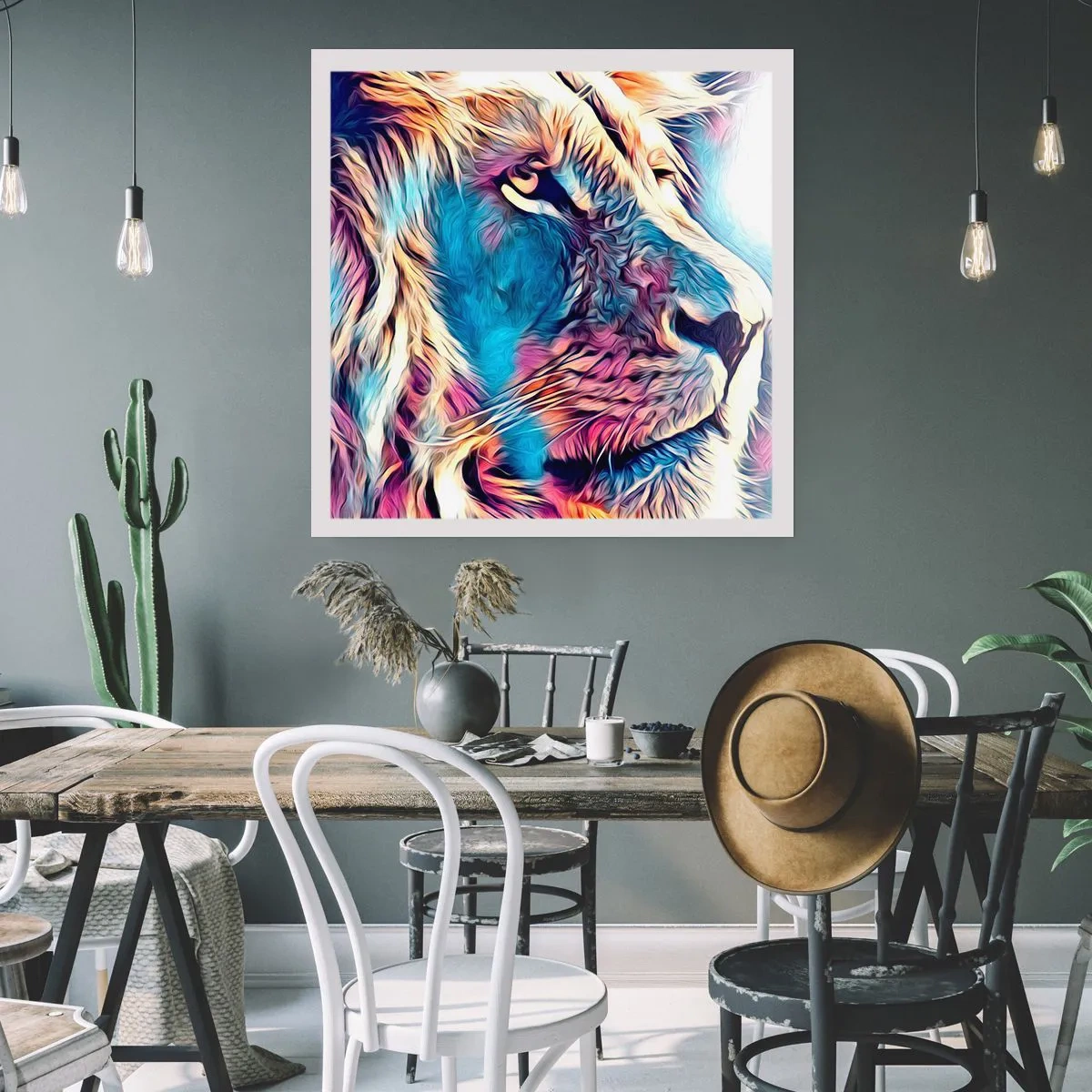 Affiche - Poster - L'intelligence de la nature - 40x40 cm