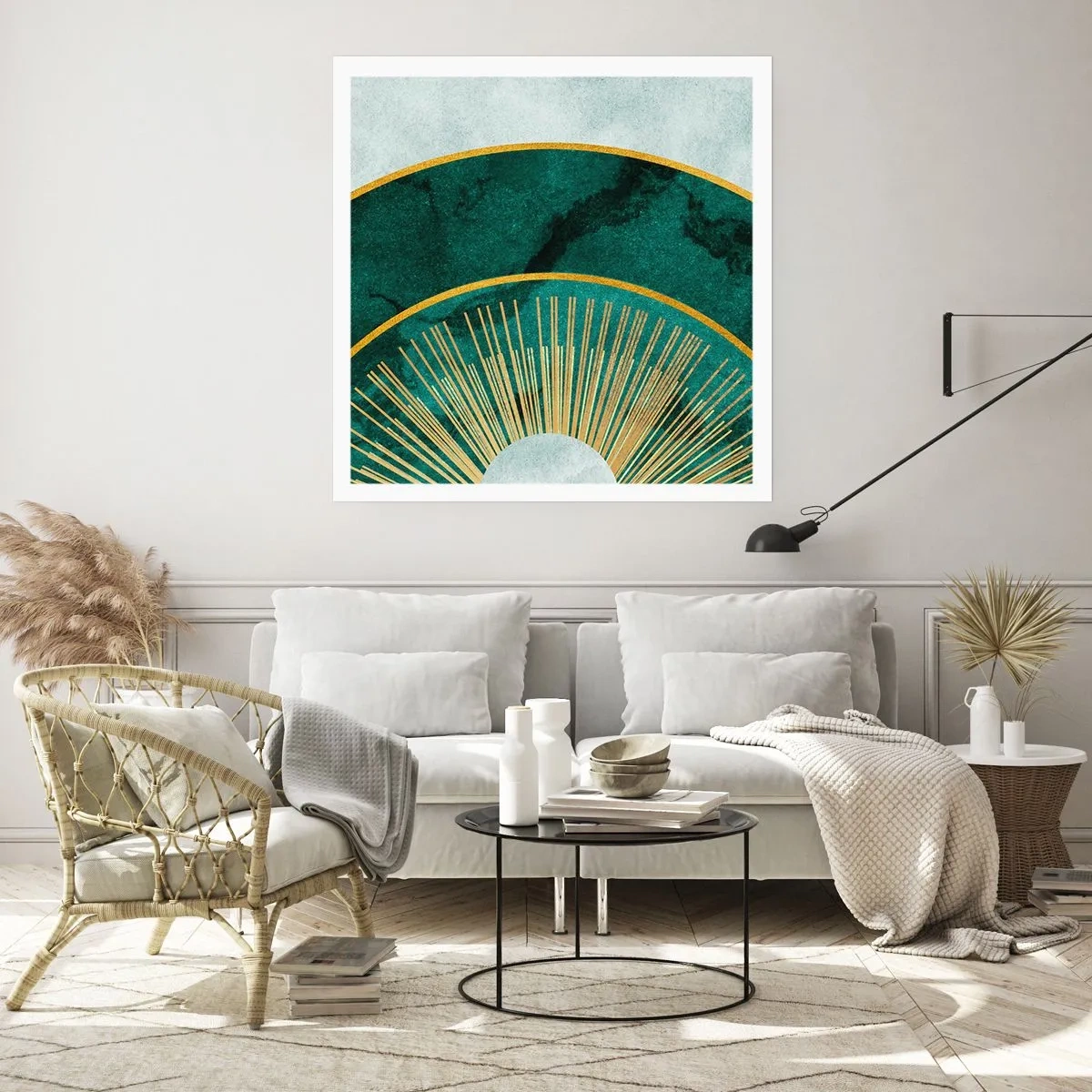 Affiche - Poster - Un autre système solaire - 50x50 cm