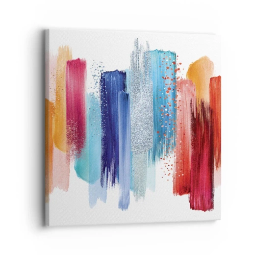 Impression sur toile - Image sur toile - En haut et en bas - 30x30 cm