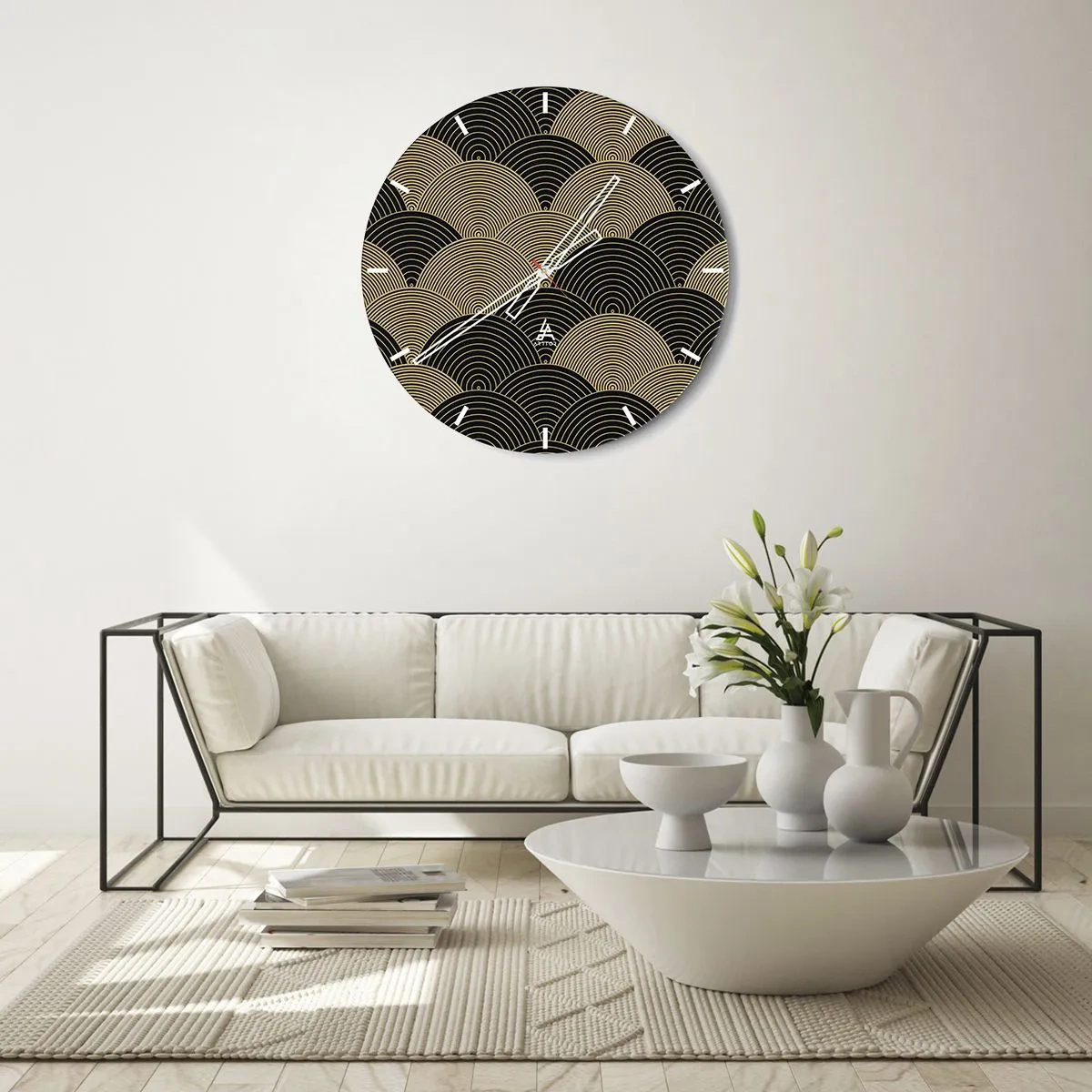 Horloge murale - Pendule murale - Unité dans la multiplicité - 40x40 cm