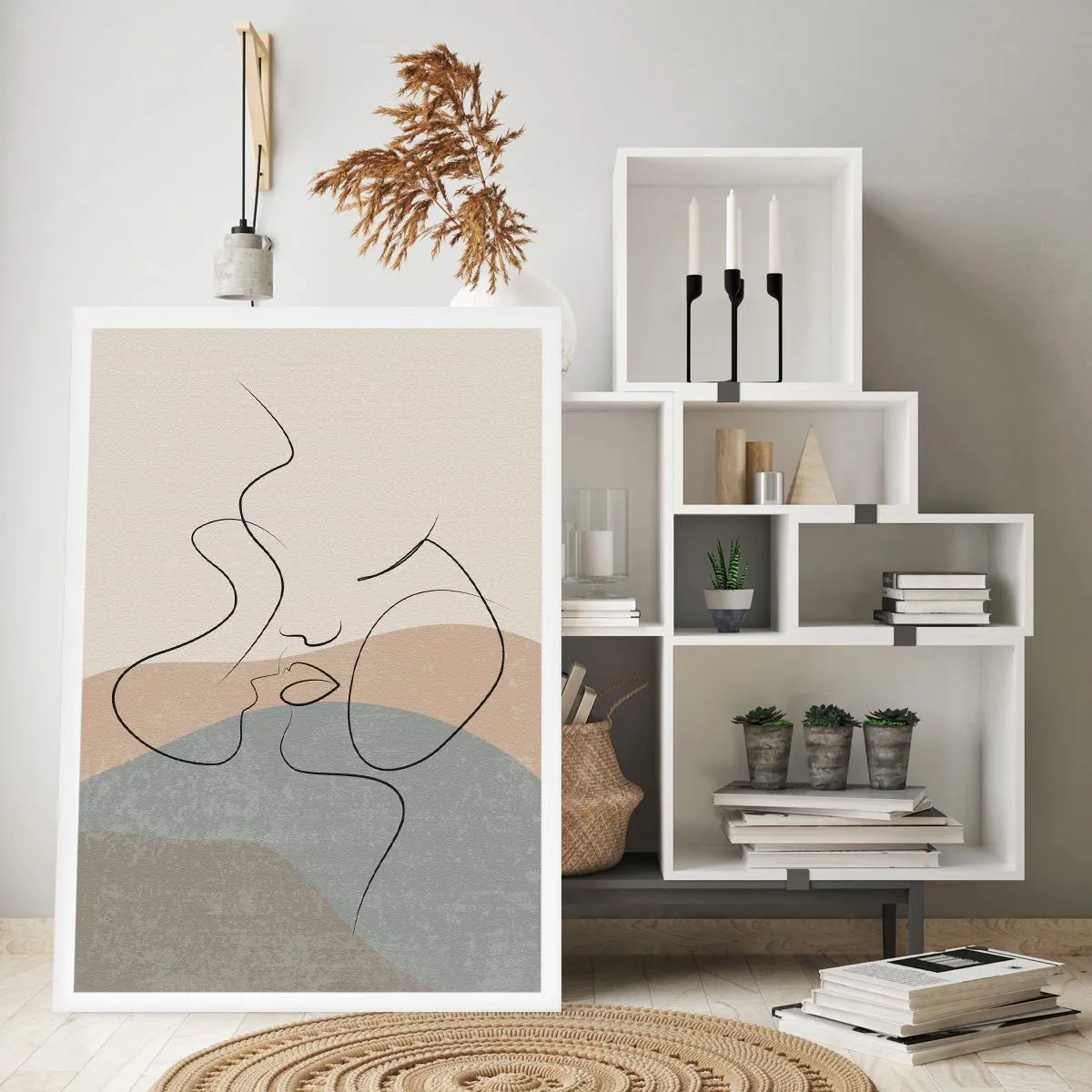 Affiche - Poster - Comme un coup de pinceau - 70x100 cm