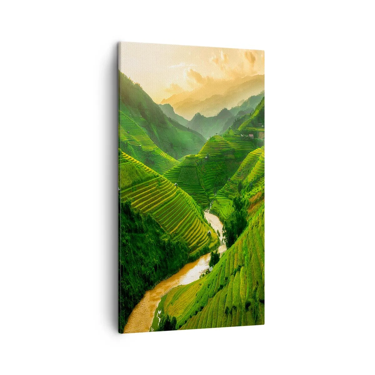 Impression sur toile - Image sur toile - Vallée vietnamienne - 45x80 cm