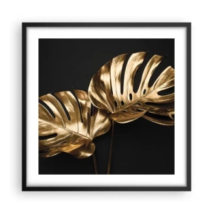 Affiche dans un cadre noir - Poster - Les trésors de la nature - 50x50 cm