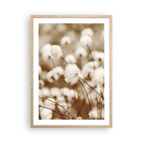 Affiche dans un chêne clair - Poster - Tige moelleuse - 50x70 cm