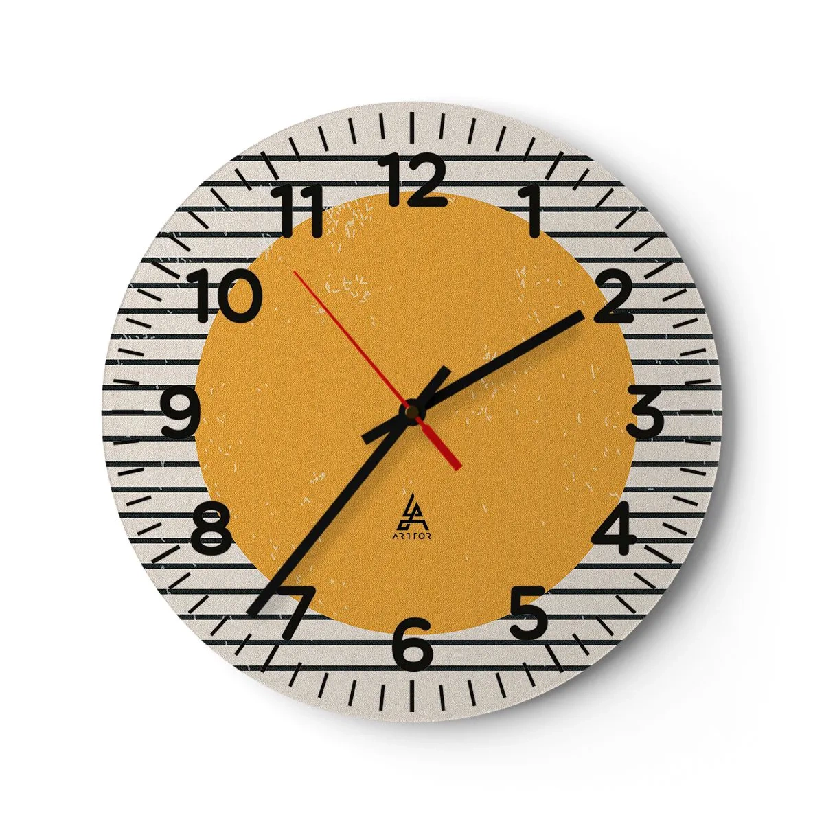 Horloge murale - Pendule murale - Le pouvoir de la simplicité - 30x30 cm