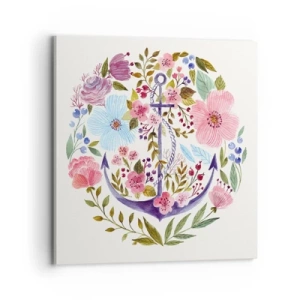 Impression sur toile - Image sur toile - Le beau rêve du marin - 70x70 cm