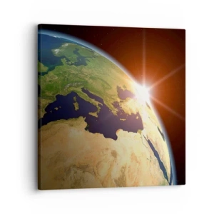 Impression sur toile - Image sur toile - Lever de soleil - 30x30 cm