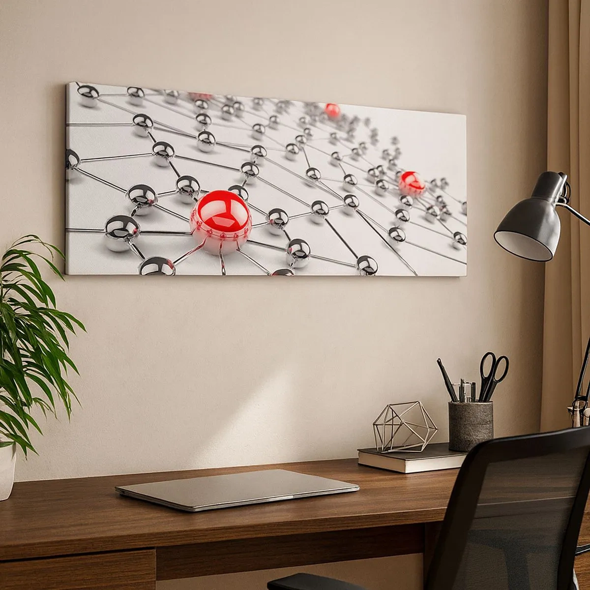 Impression sur toile - Image sur toile - Toile argentée - 100x40 cm