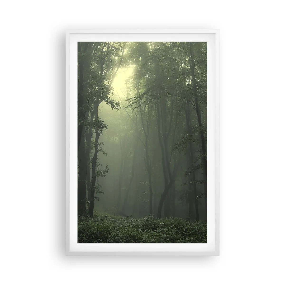 Affiche dans un cadre blanc - Poster - Avant qu'il ne se réveille - 61x91 cm