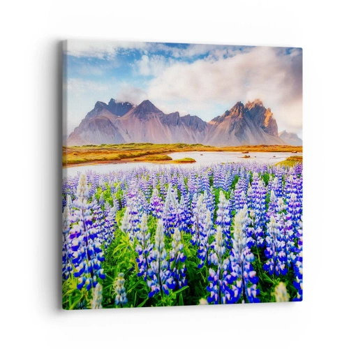 Impression sur toile - Image sur toile - La force et l'austérité côtoient la douceur - 40x40 cm