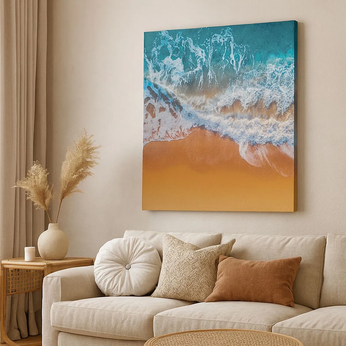 Impression sur toile - Image sur toile - Toujours ensemble - 30x30 cm