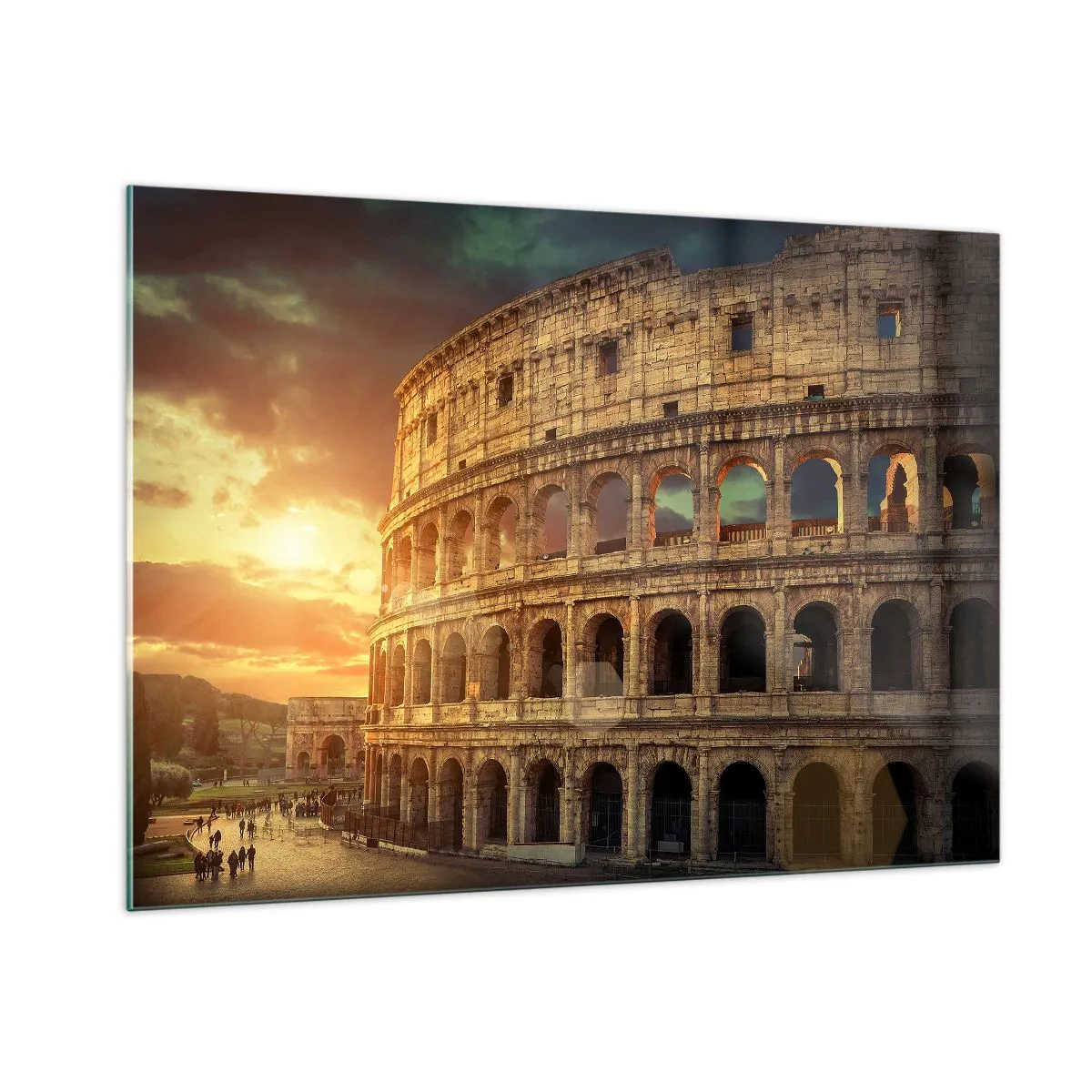 Impression sur verre - Image sur verre - Une impression colossale - 100x70cm - Une impression colossale - Décoration murale moderne pour le salon et la chambre ARTTOR