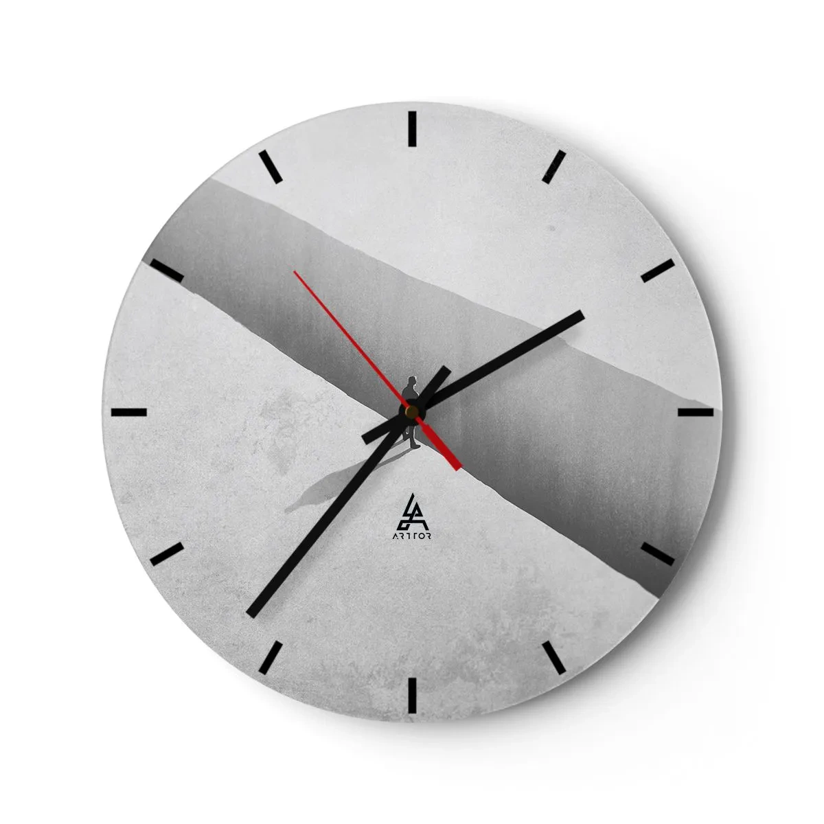 Horloge murale - Pendule murale - Un objectif clair - 40x40 cm