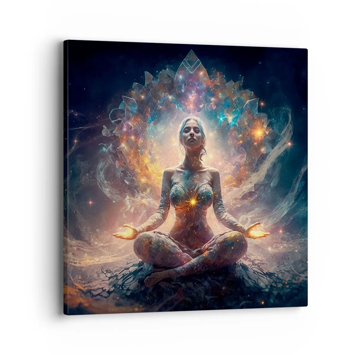 Impression sur toile - Image sur toile - Flux de bonne énergie - 40x40 cm