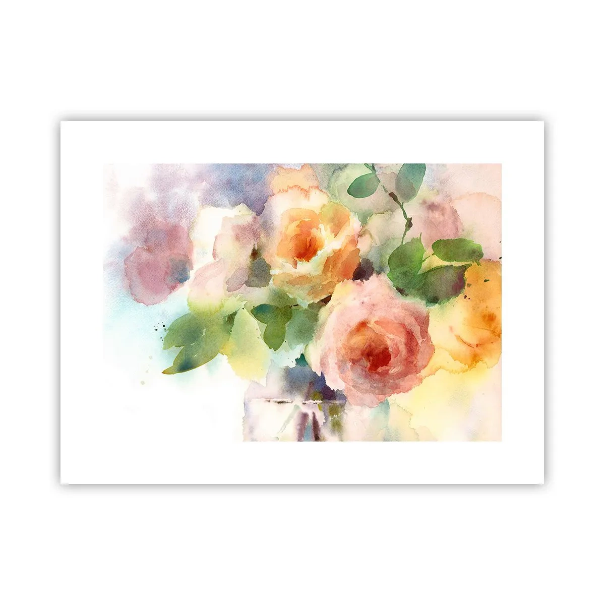 Affiche - Poster - Délicat comme l'aquarelle - 40x30 cm