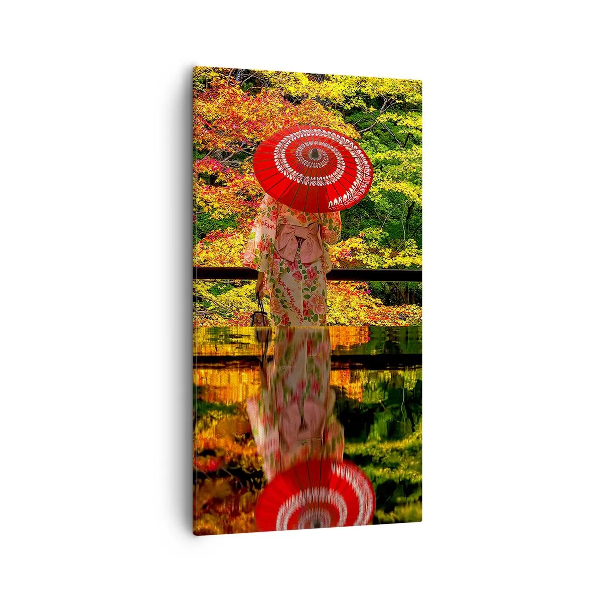 Impression sur toile - Image sur toile - Dans le temple de la nature - 55x100 cm