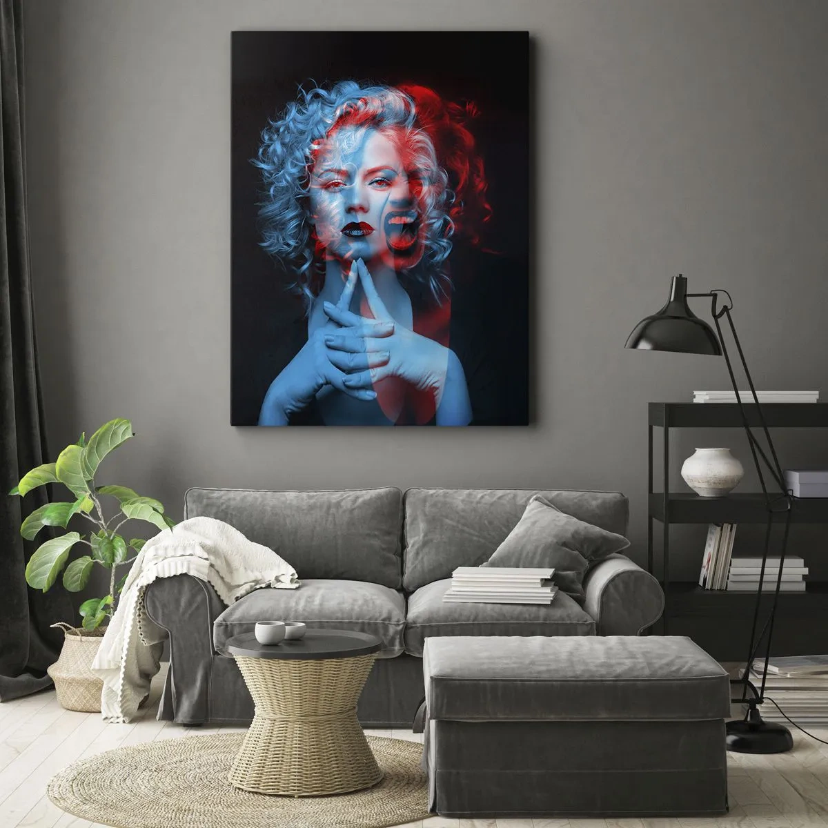Impression sur toile - Image sur toile - Alter ego - 65x120 cm
