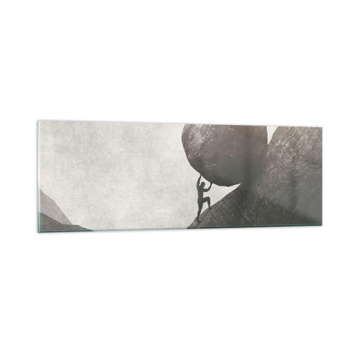 Impression sur verre - Image sur verre - Je crois contre tout espoir - 90x30 cm