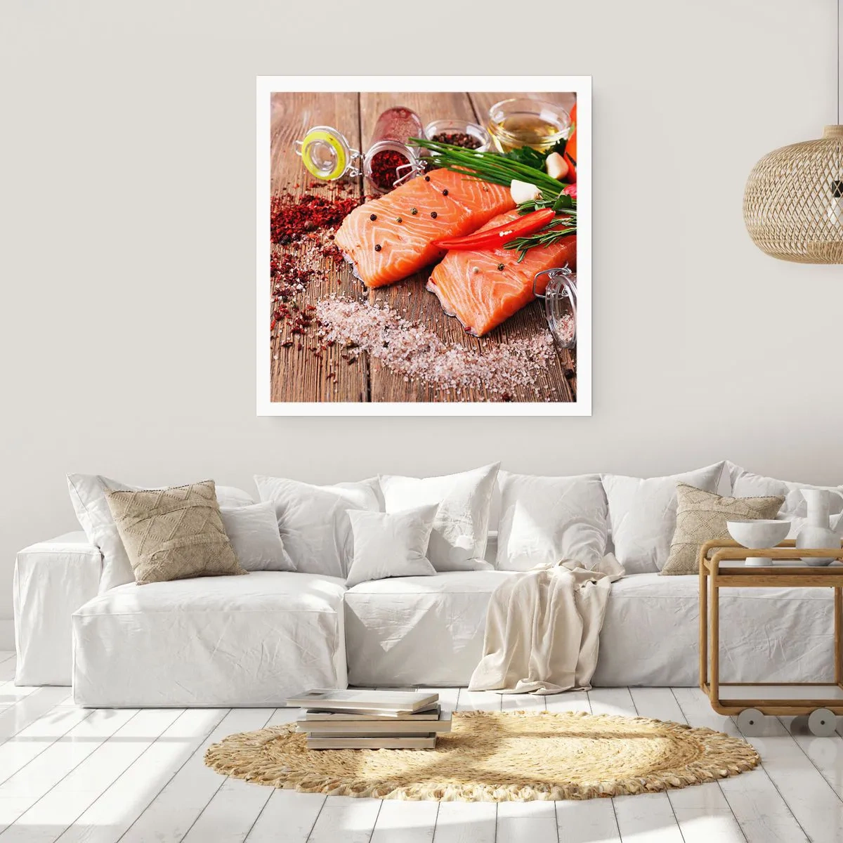 Affiche - Poster - Aventure norvégienne dans la cuisine - 60x60 cm