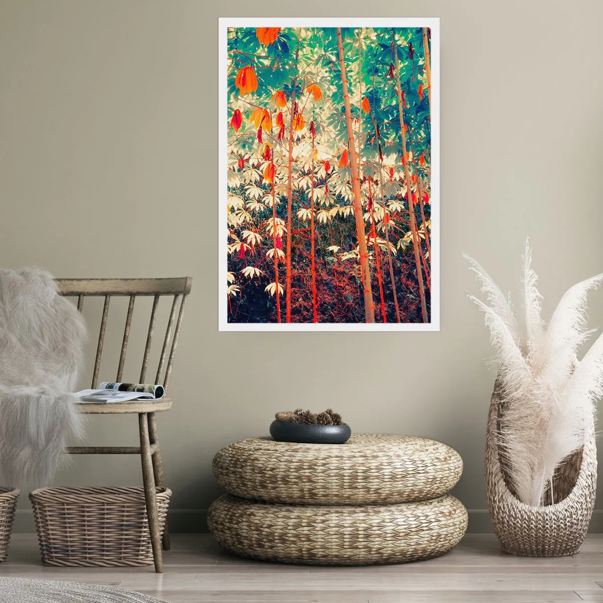 Affiche - Poster - La vie secrète des feuilles - 70x100 cm