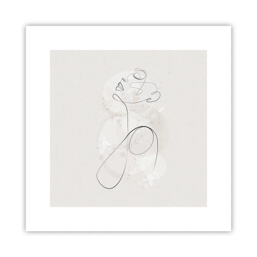 Affiche - Poster - Spirale de beauté - 30x30 cm